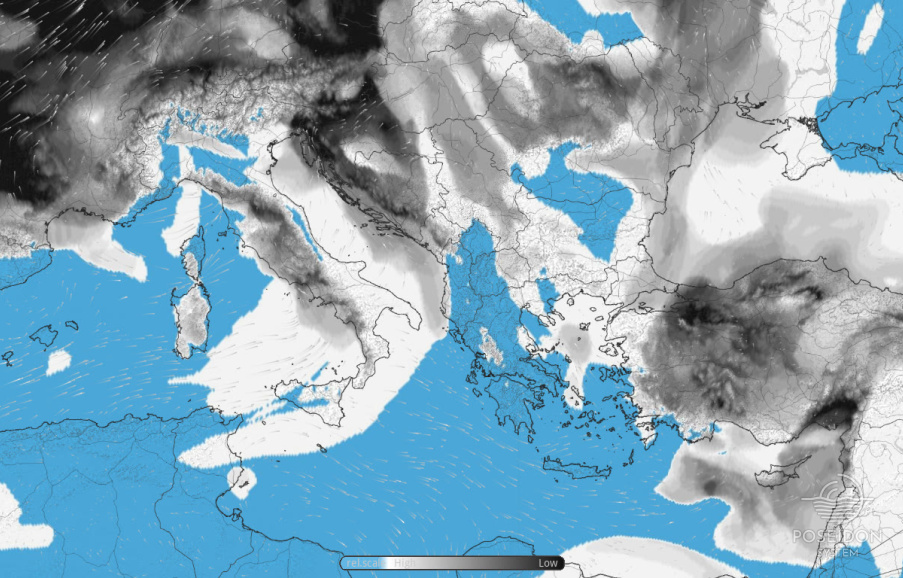 weather forecasting system - cloudiness