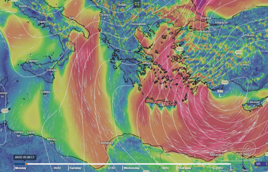 POSEIDON Forecast 6th February 2023