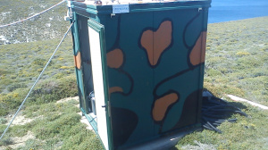 HF radar’s container at Fisini