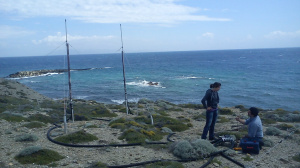 ΗF Radar’s antennas system at Plaka site