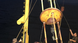 Night deployment of Saronikos buoy (October 2018)