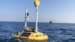 HCMR's inflatable boat approaches E1-M3A station (March 2019)