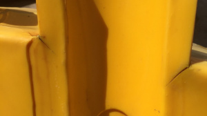 Cracks on buoy's main body can be dangerous for its safety