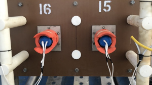 The waterproof power jacks of the platform (May 2018)