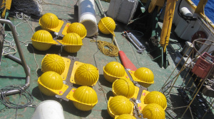Preparation for the sediment trap deployment (June 2012)
