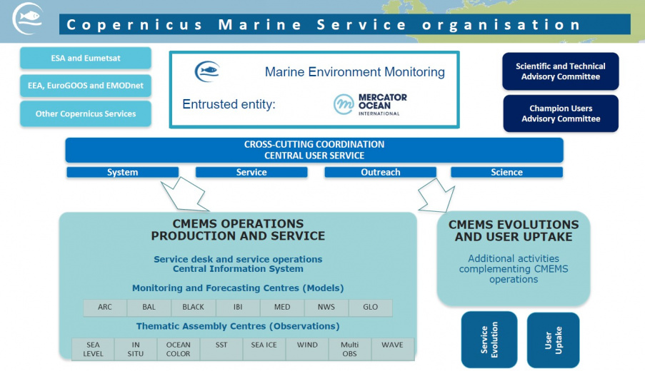 CMEMS organization