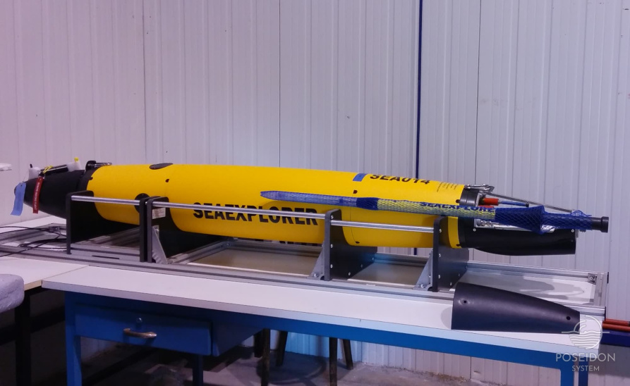 Το glider πάνω στο φορείο επισκευών