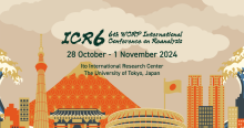  6th International Conference for Reanalysis (ICR6), Tokyo, Japan