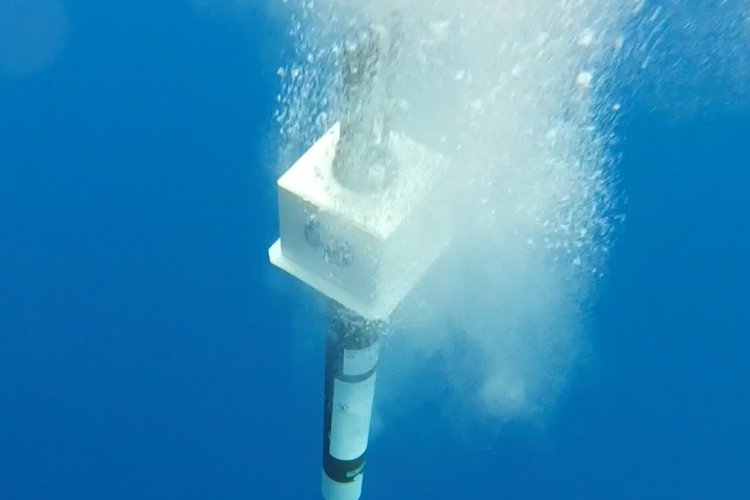 Argo Float during deployment