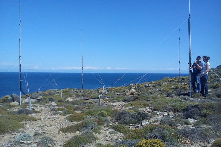 HF Radar’s antennas system at Fisini site