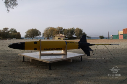 Το glider κατά τη διαδικασία βαθμονόμησης της πυξίδας