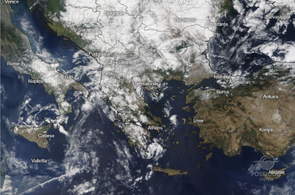 True color satellite image - NASA’s Terra satellite